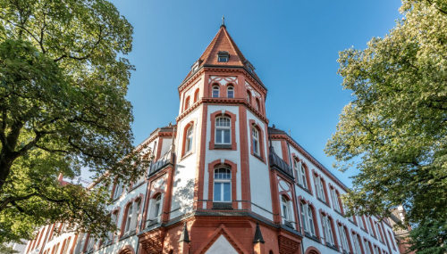 Außenansicht des Gebäudes in dem das Institut für die Geschichte der deutschen Juden angesiedelt ist
